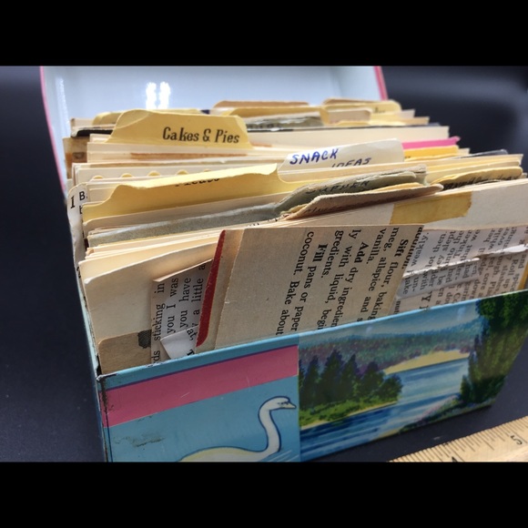 Other - Vintage 1950s Recipe Tin with Recipes